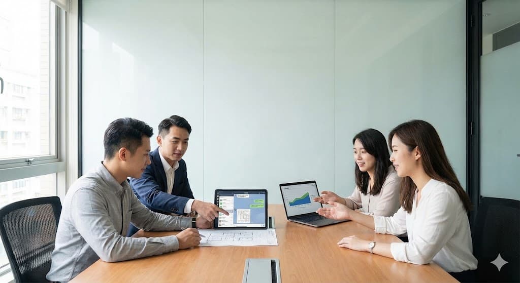 ICE-GUY 工程團隊現場討論